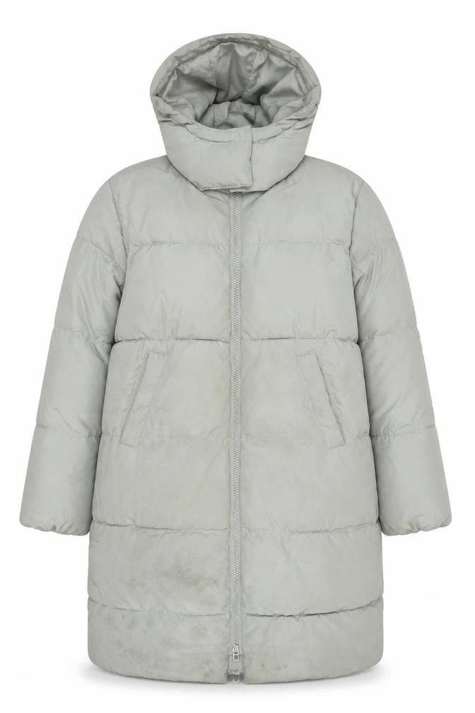 Womens UK Size 8 H&M Grey Puffer Jacket