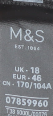 Womens UK Size 18 Marks and Spencer Grey Pullover Jumper