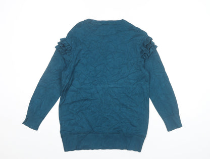 Womens UK Size 10 Principles Blue Pullover Jumper