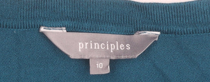 Womens UK Size 10 Principles Blue Pullover Jumper
