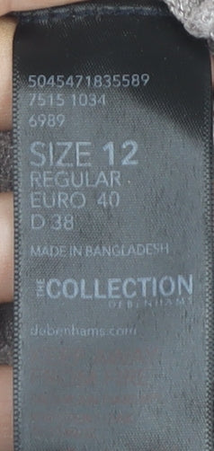 Debenhams Women’s Beige Cardigan Size 12 Long Sleeve Knit