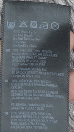 Debenhams Women’s Beige Cardigan Size 12 Long Sleeve Knit