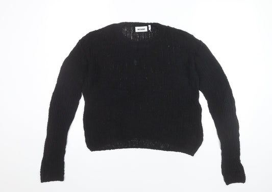 Womens UK Size S Weekday Black Pullover Jumper