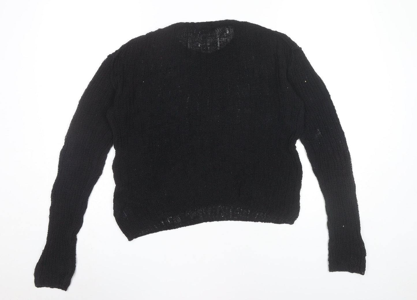 Womens UK Size S Weekday Black Pullover Jumper