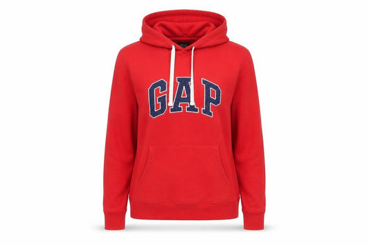 Gap Women’s Red Pullover Hoodie Small Regular Fit Logo