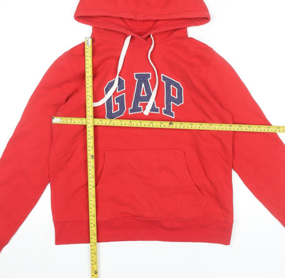 GAP Women’s Red Pullover Hoodie Small Regular Fit Logo
