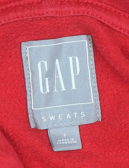 GAP Women’s Red Pullover Hoodie Small Regular Fit Logo