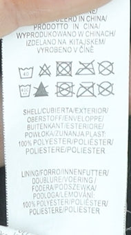 Primark Womens Black XS Cropped Fleece Puffer Jacket