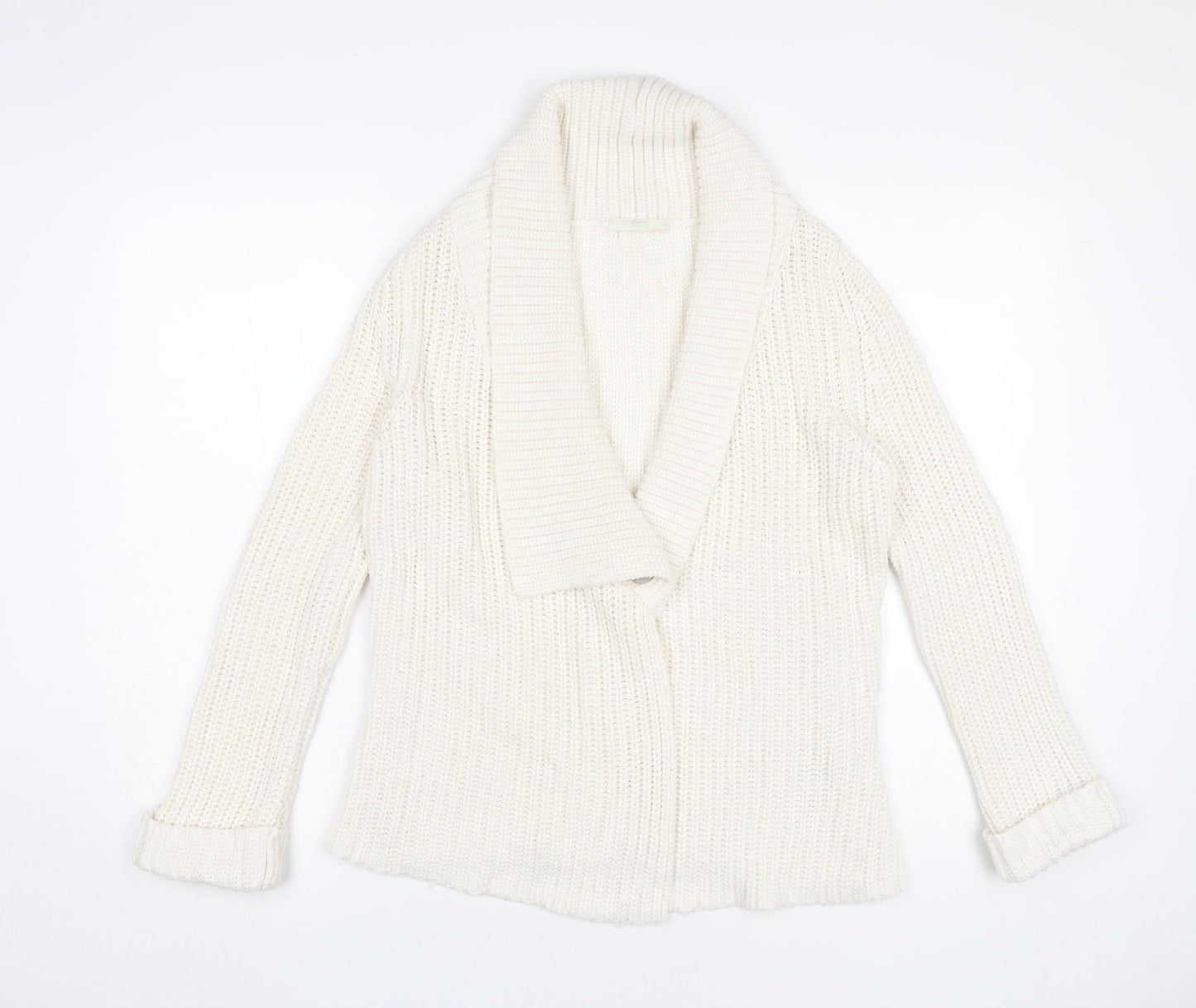 Womens UK Size 8 Marks and Spencer Ivory Cardigan Jumper