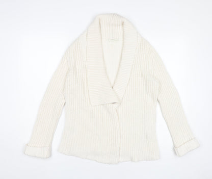 Womens UK Size 8 Marks and Spencer Ivory Cardigan Jumper