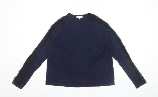 Womens UK Size 14 Warehouse Blue Pullover Jumper