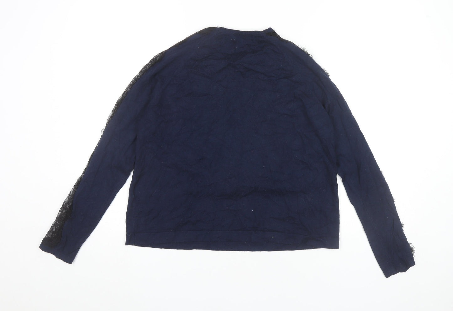 Womens UK Size 14 Warehouse Blue Pullover Jumper