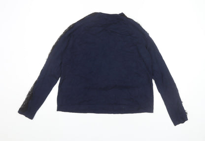 Womens UK Size 14 Warehouse Blue Pullover Jumper