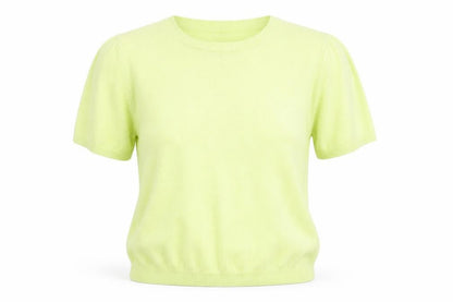 Womens UK Size 14 Marks and Spencer Green Basic T-Shirt