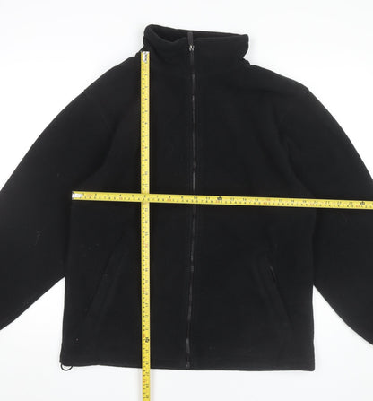 Alexandra Men's Black Fleece Jacket Medium Full Zip Workwear