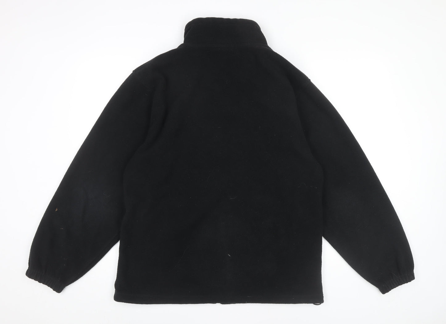 Alexandra Men's Black Fleece Jacket Medium Full Zip Workwear
