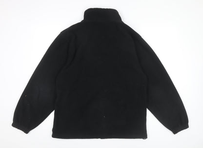 Alexandra Men's Black Fleece Jacket Medium Full Zip Workwear