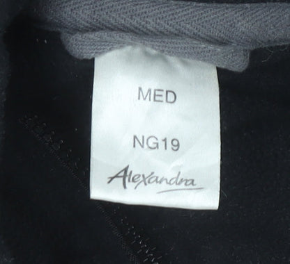 Alexandra Men's Black Fleece Jacket Medium Full Zip Workwear