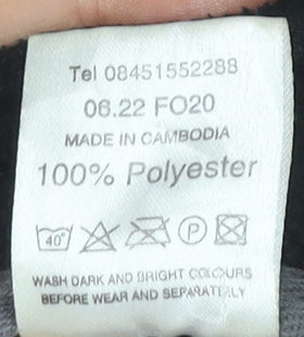 Alexandra Men's Black Fleece Jacket Medium Full Zip Workwear