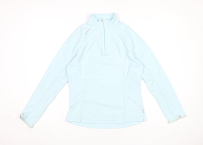 Decathlon Women’s Blue Fleece Sweatshirt Size M 1/4 Zip Pullover