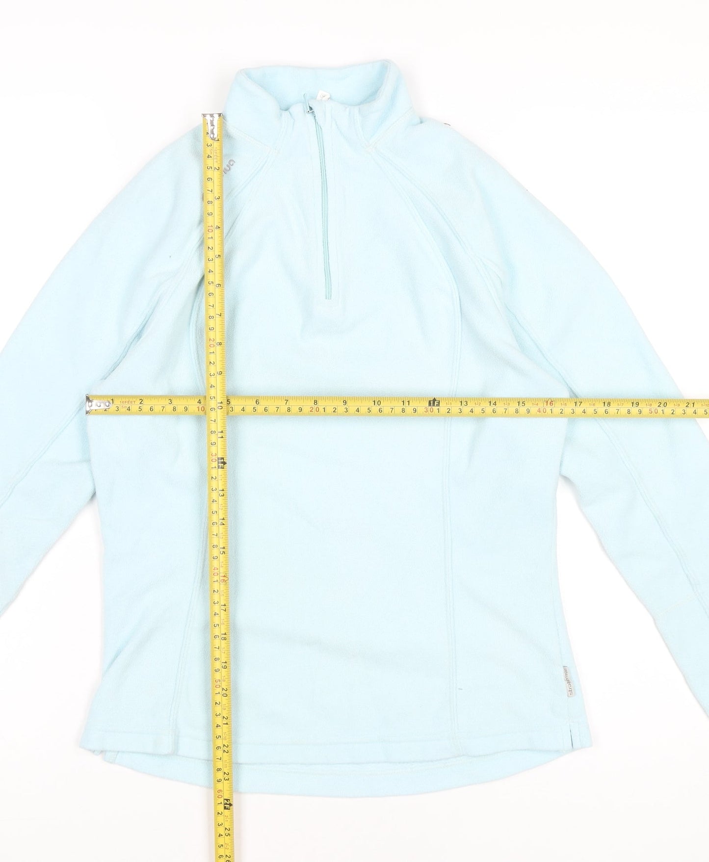 Decathlon Women’s Blue Fleece Sweatshirt Size M 1/4 Zip Pullover