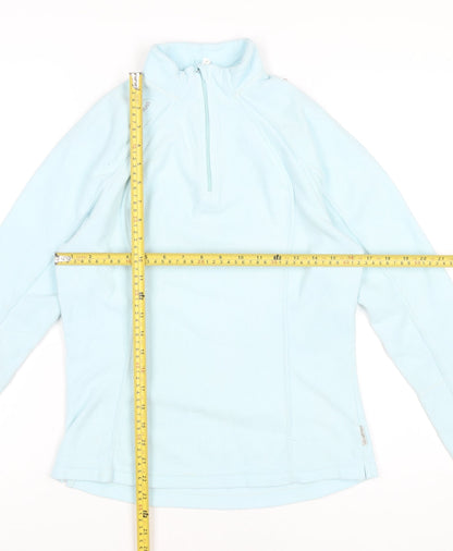 Decathlon Women’s Blue Fleece Sweatshirt Size M 1/4 Zip Pullover