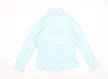 Decathlon Women’s Blue Fleece Sweatshirt Size M 1/4 Zip Pullover