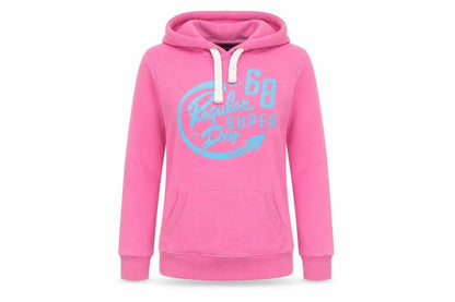 Womens UK Size S Superdry Pink Pullover Hoodie
