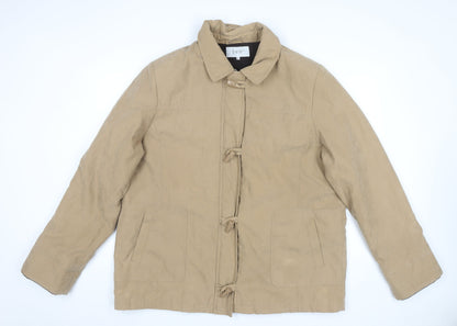 Womens UK Size 22 EWM Beige Overcoat