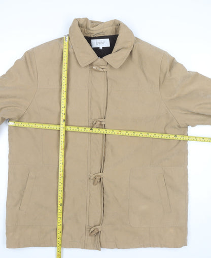 Womens UK Size 22 EWM Beige Overcoat
