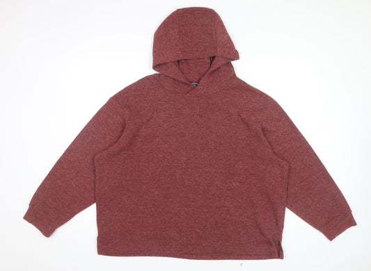 Regatta Womens Red Hoodie Size 20 Pullover Long Sleeve Outdoor