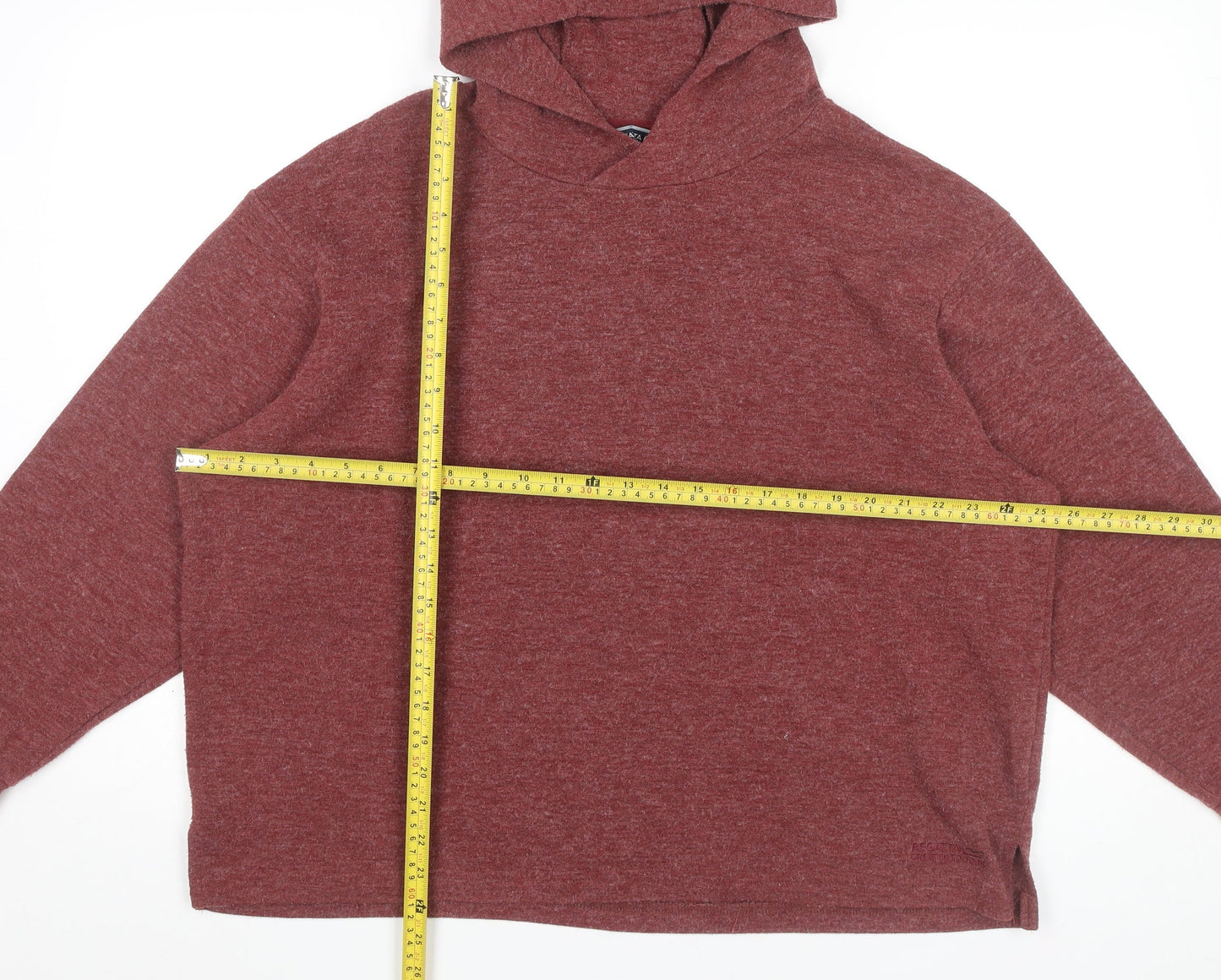 Regatta Womens Red Hoodie Size 20 Pullover Long Sleeve Outdoor