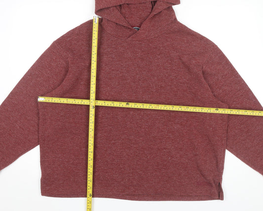 Regatta Womens Red Hoodie Size 20 Pullover Long Sleeve Outdoor