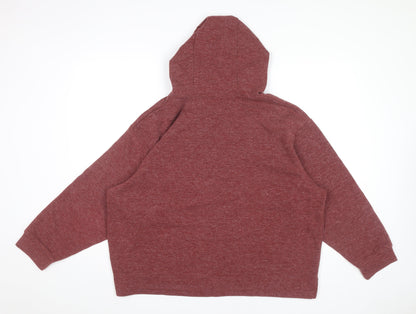 Regatta Womens Red Hoodie Size 20 Pullover Long Sleeve Outdoor