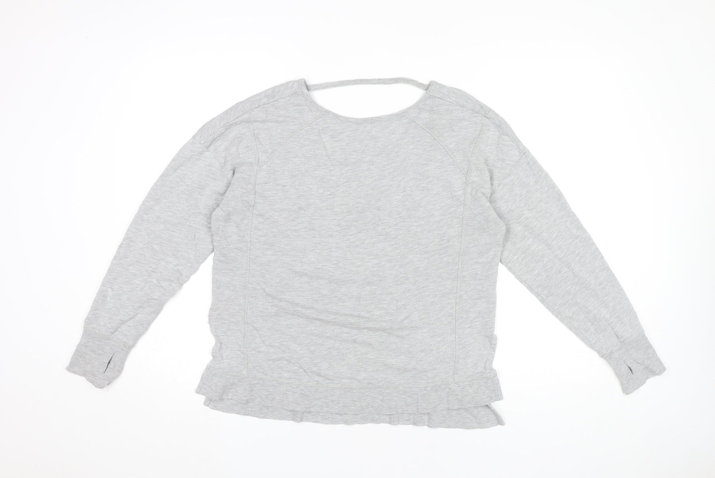 Sweaty Betty Women’s Grey XS Pullover Sweatshirt Cotton Modal Blend
