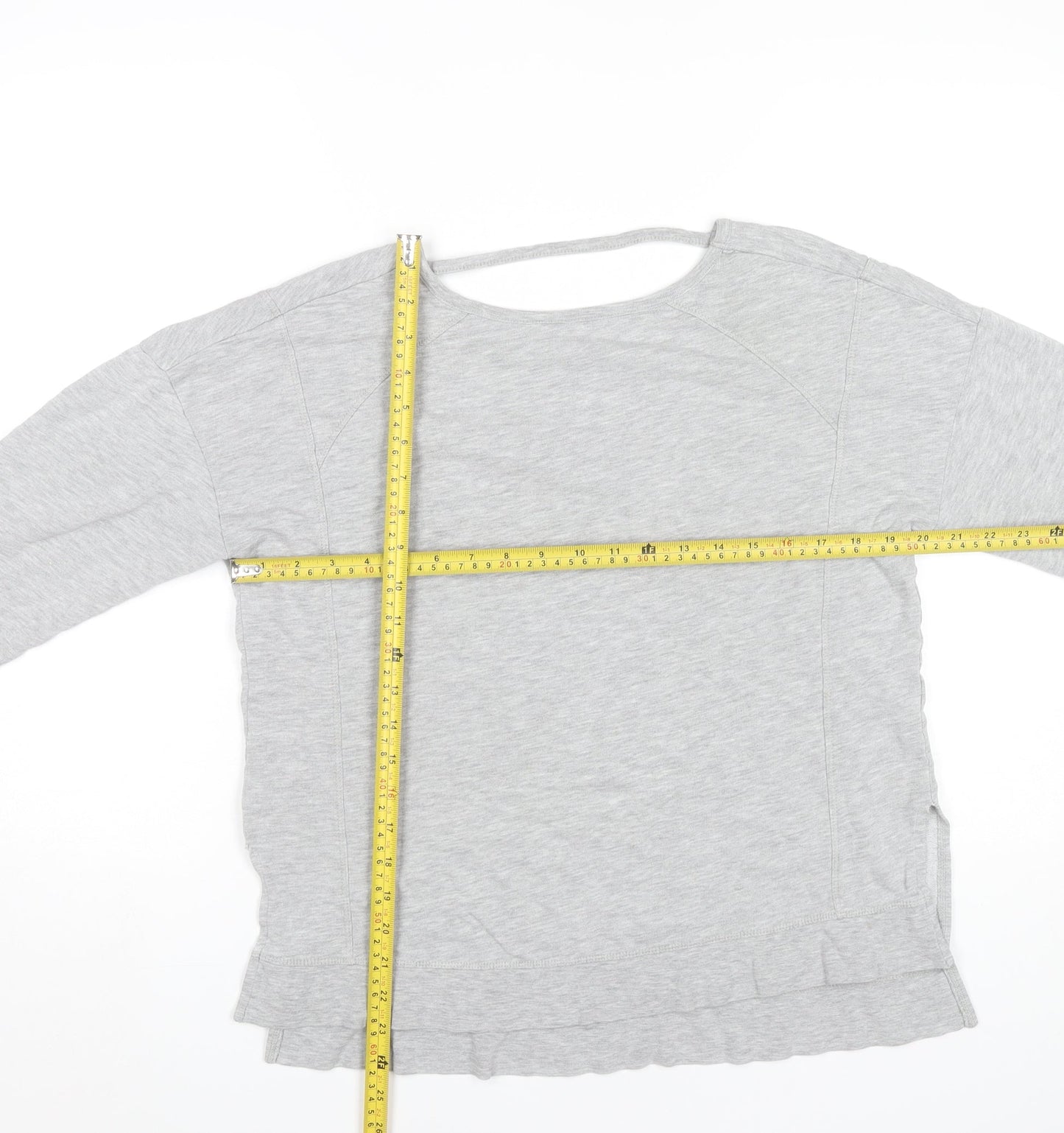 Sweaty Betty Women’s Grey XS Pullover Sweatshirt Cotton Modal Blend