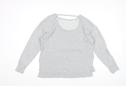 Sweaty Betty Women’s Grey XS Pullover Sweatshirt Cotton Modal Blend