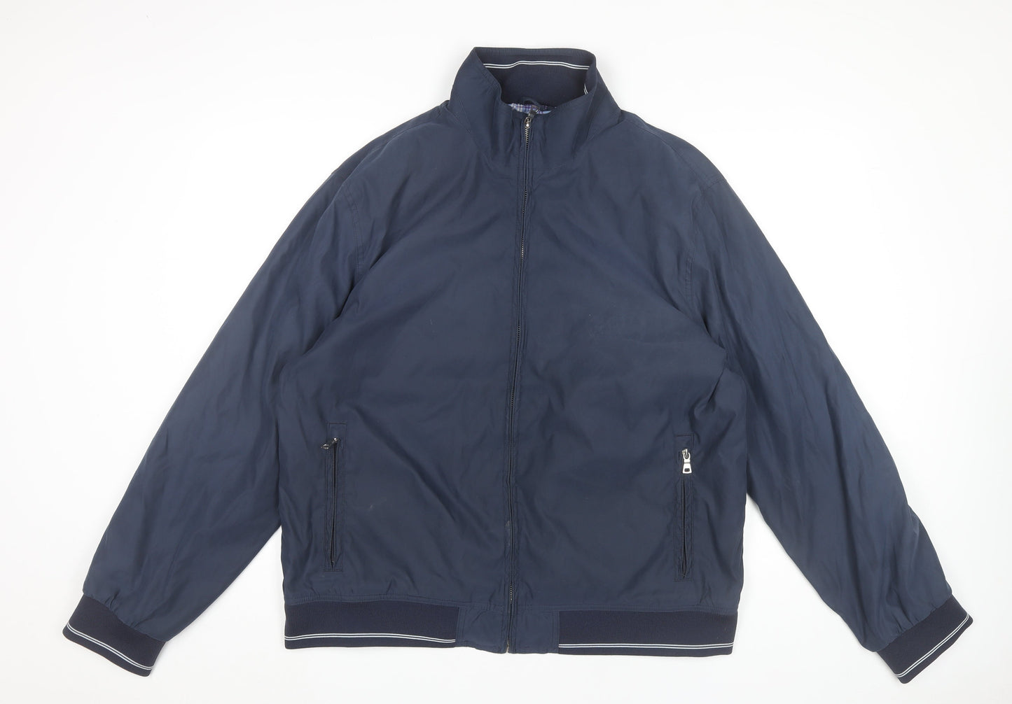 Mens UK Size XL Marks and Spencer Blue Basic Jacket