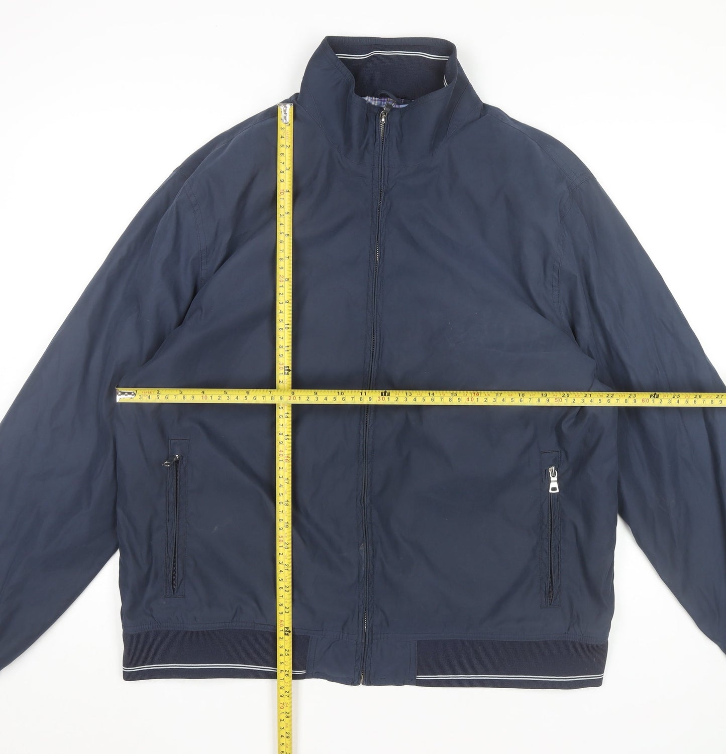 Mens UK Size XL Marks and Spencer Blue Basic Jacket