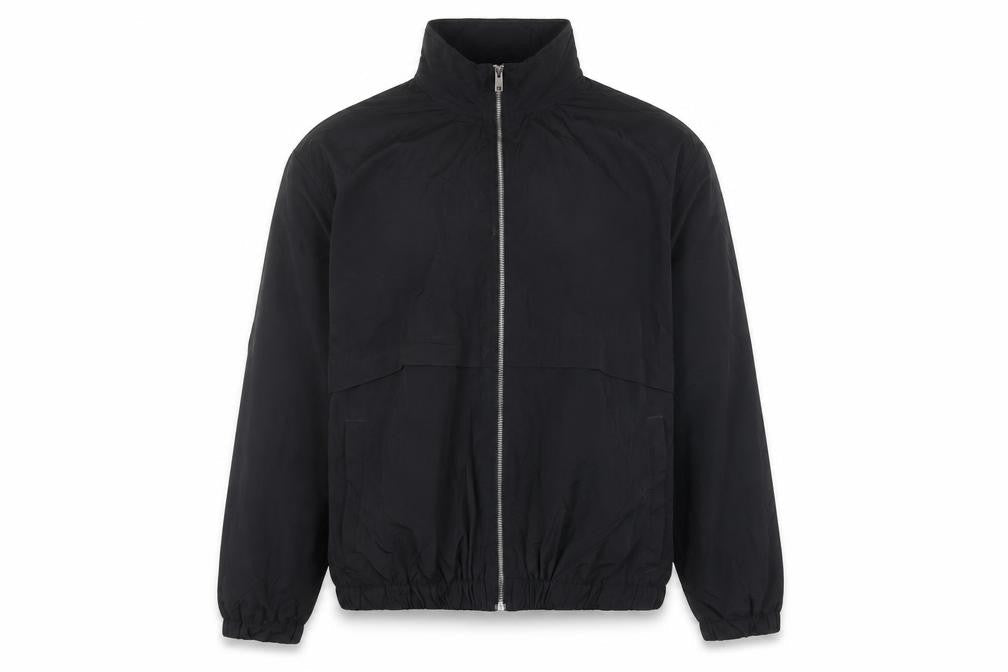 Easy Men’s Black XL Windbreaker Jacket Lightweight Full Zip