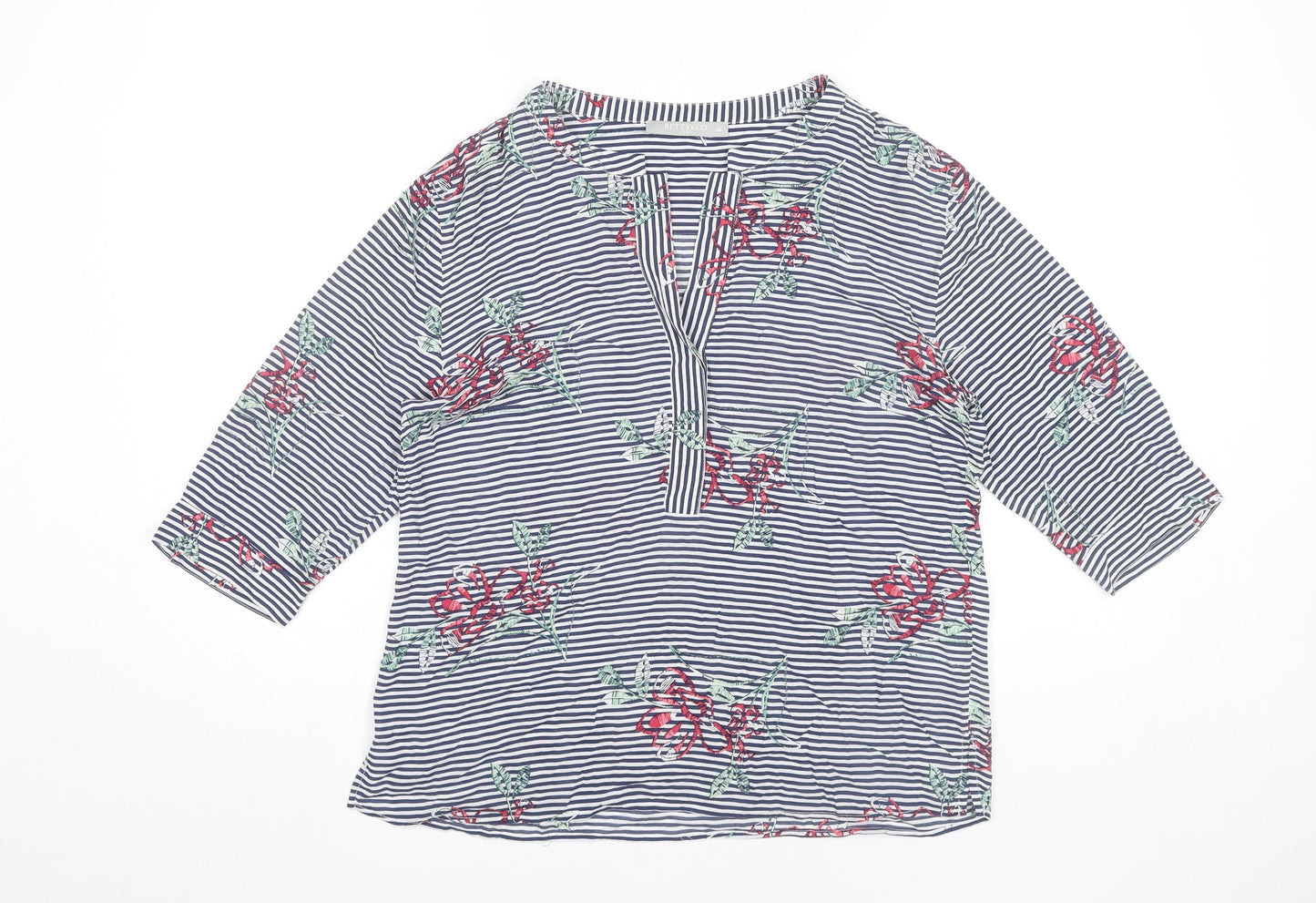 Womens UK Size 10 Betty & Co Multicoloured Tunic Blouse