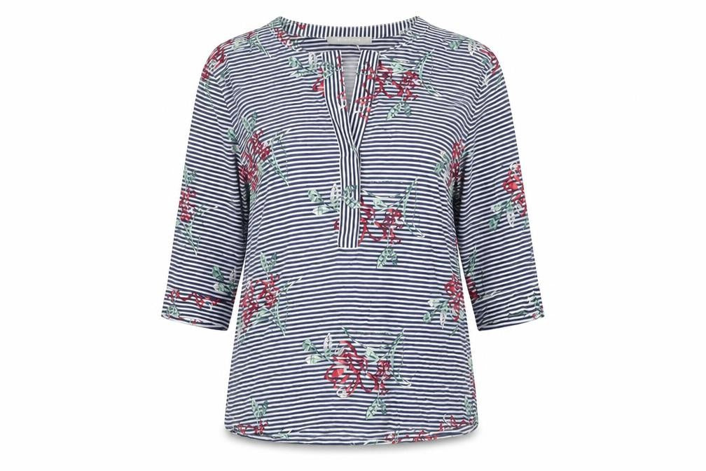 Womens UK Size 10 Betty & Co Multicoloured Tunic Blouse
