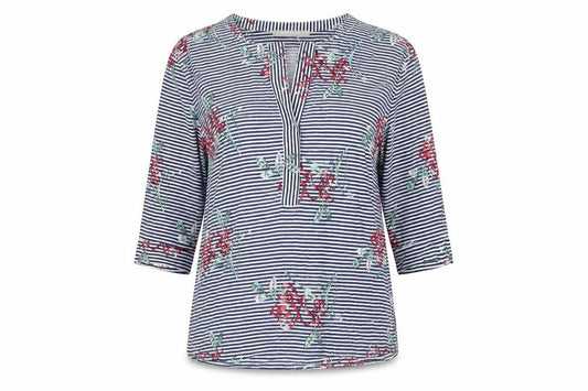 Womens UK Size 10 Betty & Co Multicoloured Tunic Blouse