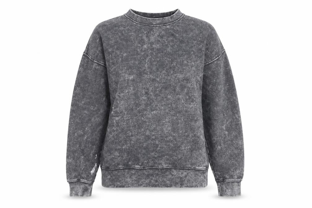 Womens UK Size XS Boohoo Grey Pullover Sweatshirt