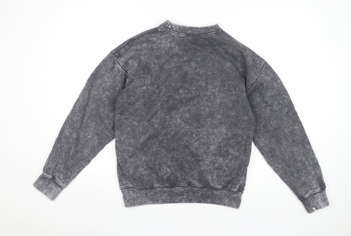 Womens UK Size XS Boohoo Grey Pullover Sweatshirt