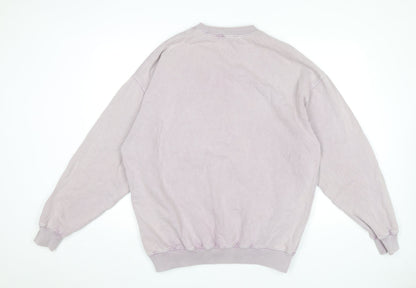 Mens UK Size M Reclaimed Vintage Purple Pullover Sweatshirt