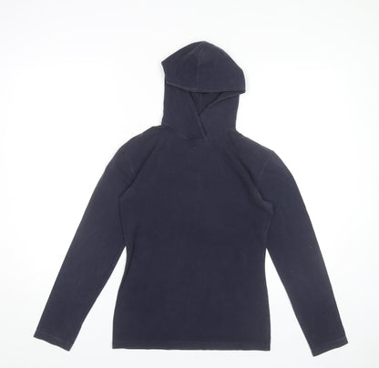 Joseph Women’s Blue Pullover Hoodie Size M Cotton Long Sleeve