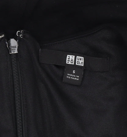 Uniqlo Women’s Black Short Sleeve V-Neck Jumpsuit Size S