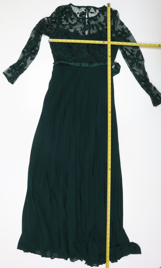Coast Women’s Green Long Maxi Dress UK 8 Formal Wedding Party