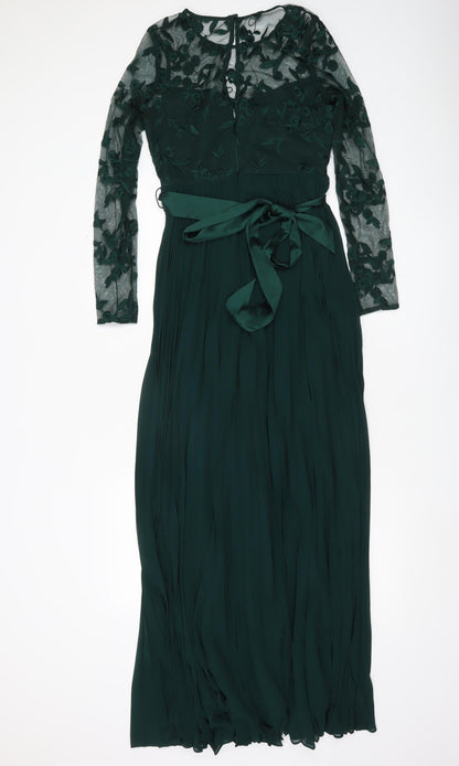 Coast Women’s Green Long Maxi Dress UK 8 Formal Wedding Party